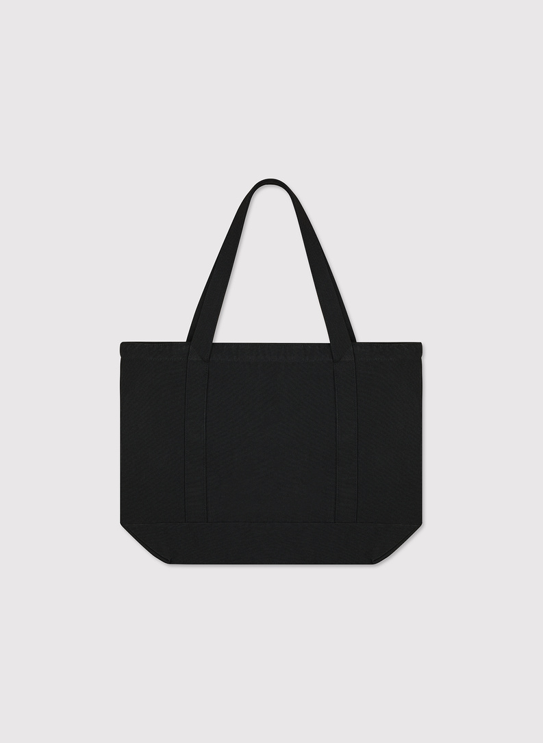 Czarna torba materiałowa unisex