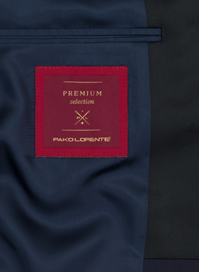 Klasyczny granatowy wełniany smoking