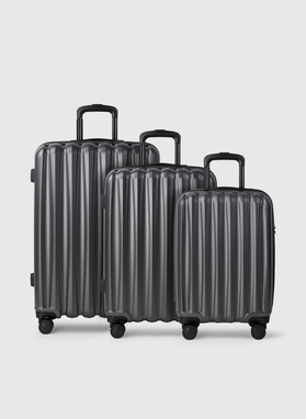 Komplet szarych walizek