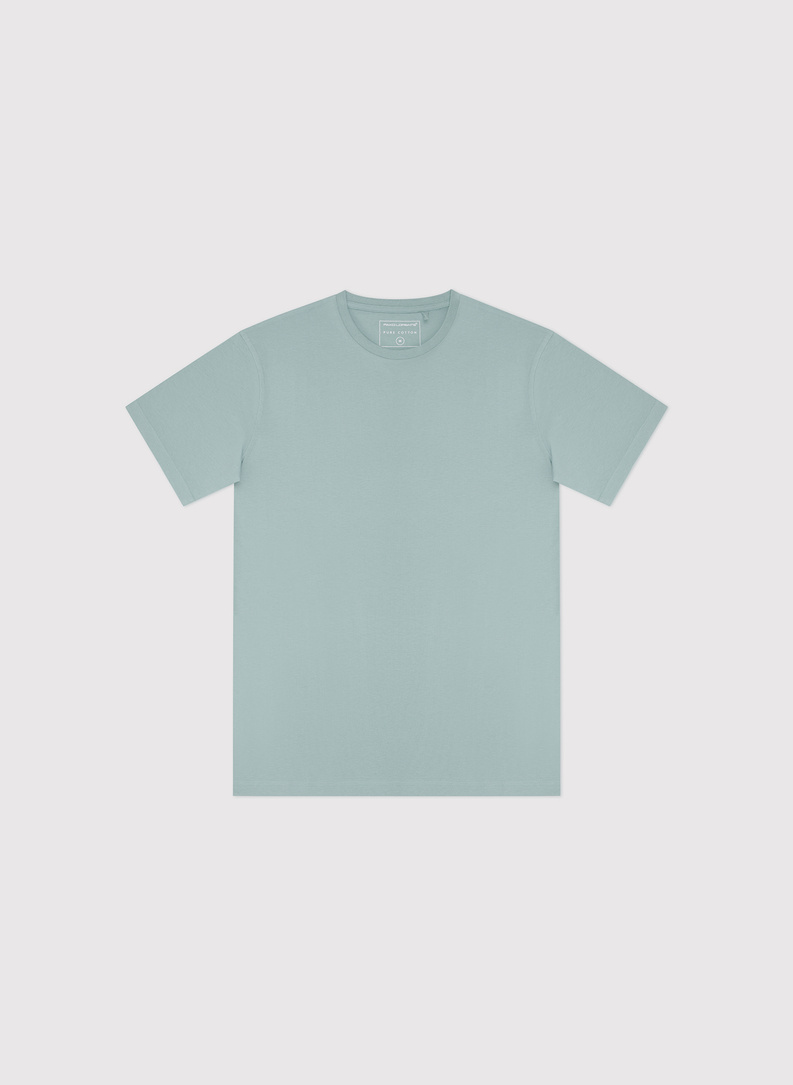 Bawełniany zielony t-shirt