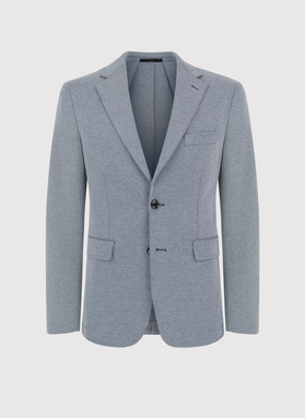 Szara marynarka męska melanż