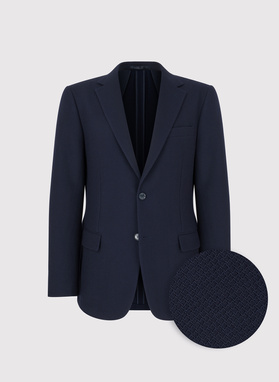 Granatowa marynarka męska z wełny