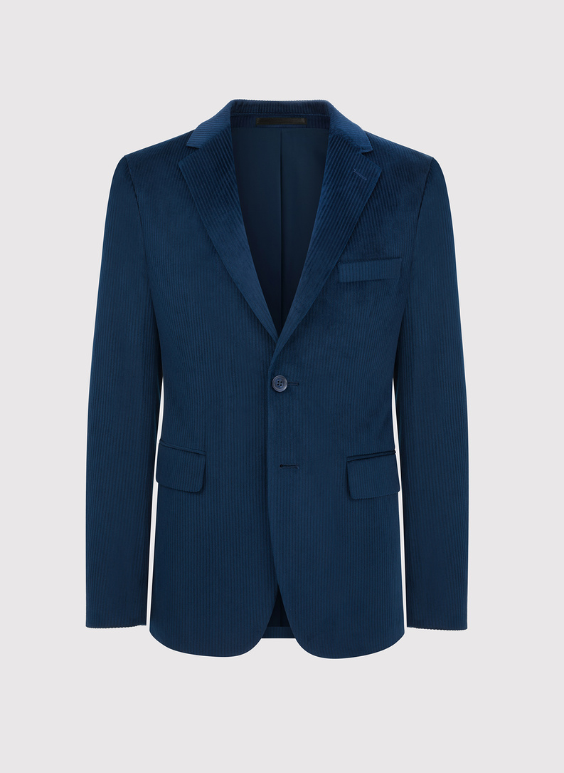 Sztruksowa jednorzędowa marynarka męska