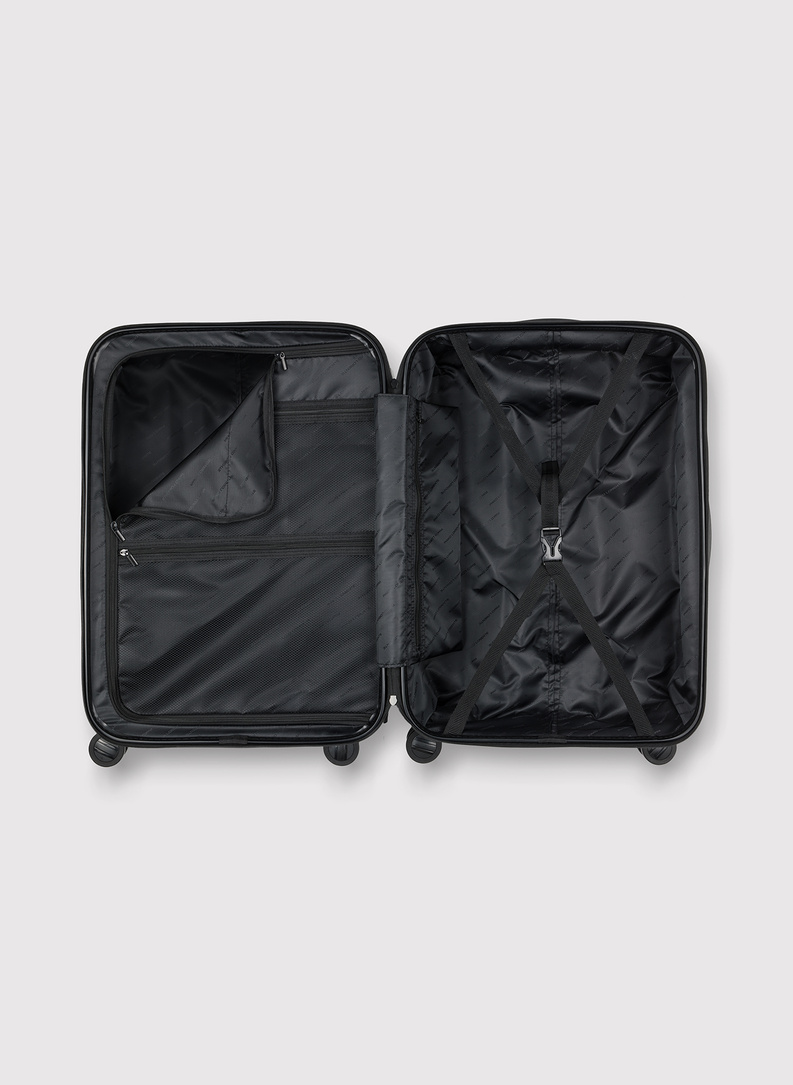 Komplet szarych walizek