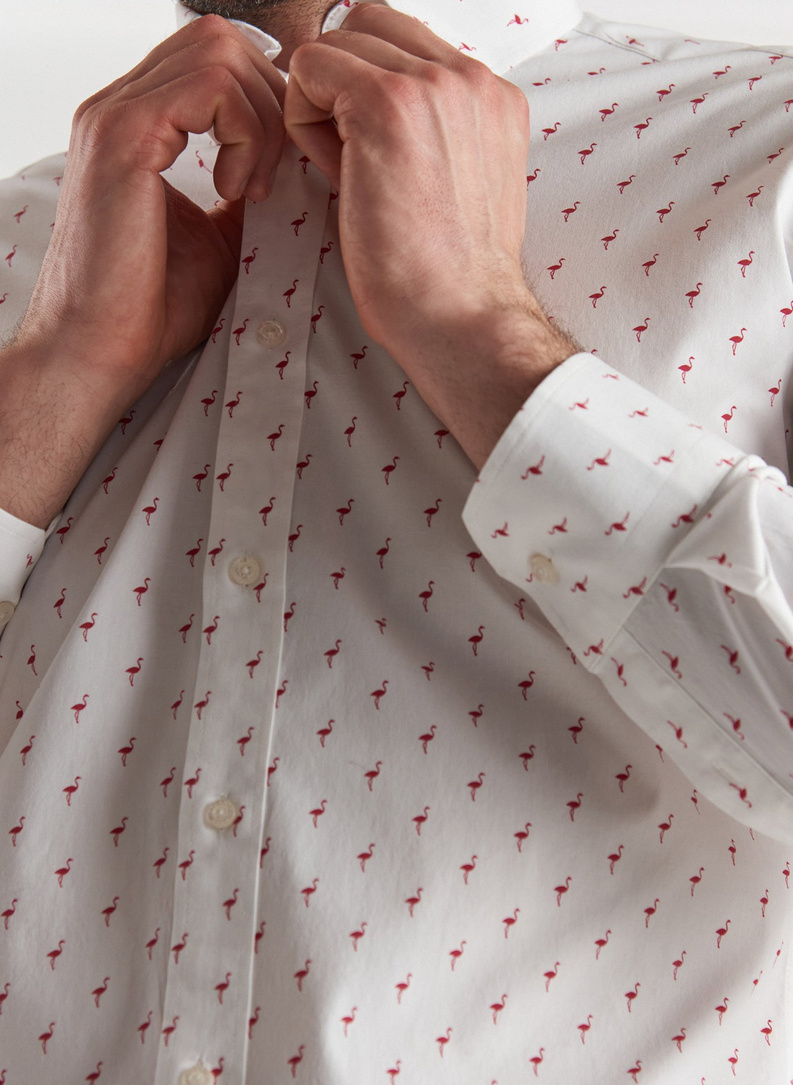 Koszula męska P20WF-1X-090-B