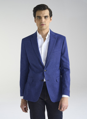 Niebieska marynarka męska