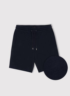 Granatowe szorty dresowe