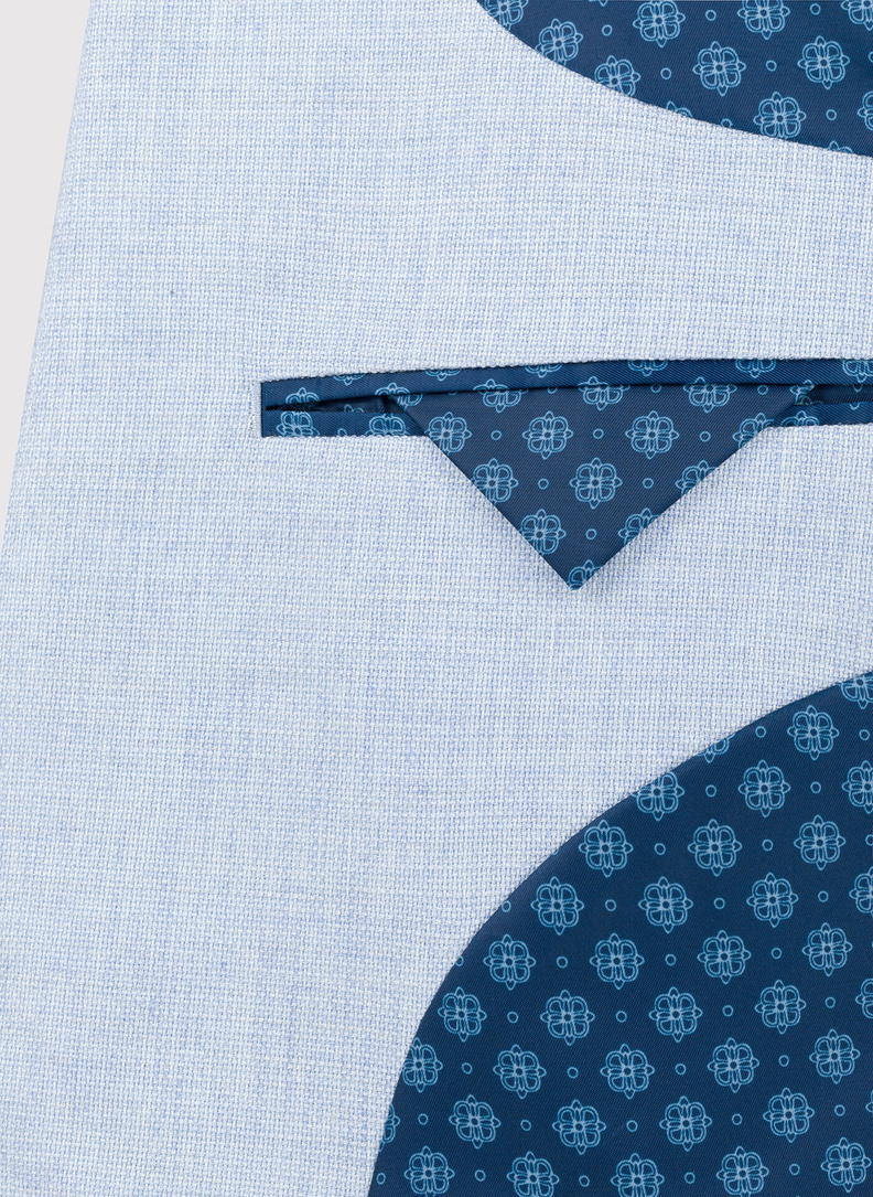 Niebieska marynarka męska