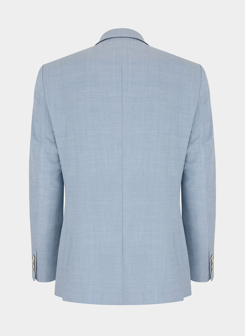 Niebieska marynarka garniturowa P22SP-3G-004-N-S