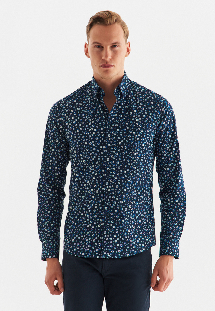 Koszula męska P22WF-1X-024-G-S