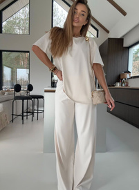 Komplet damski SARA ecru