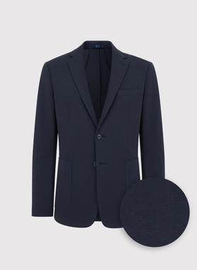 Granatowa dzianinowa marynarka męska