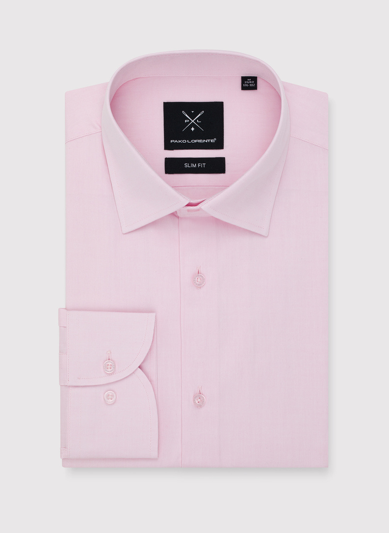 Różowa koszula męska