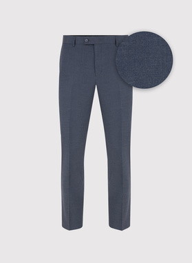 Granatowe spodnie garniturowe