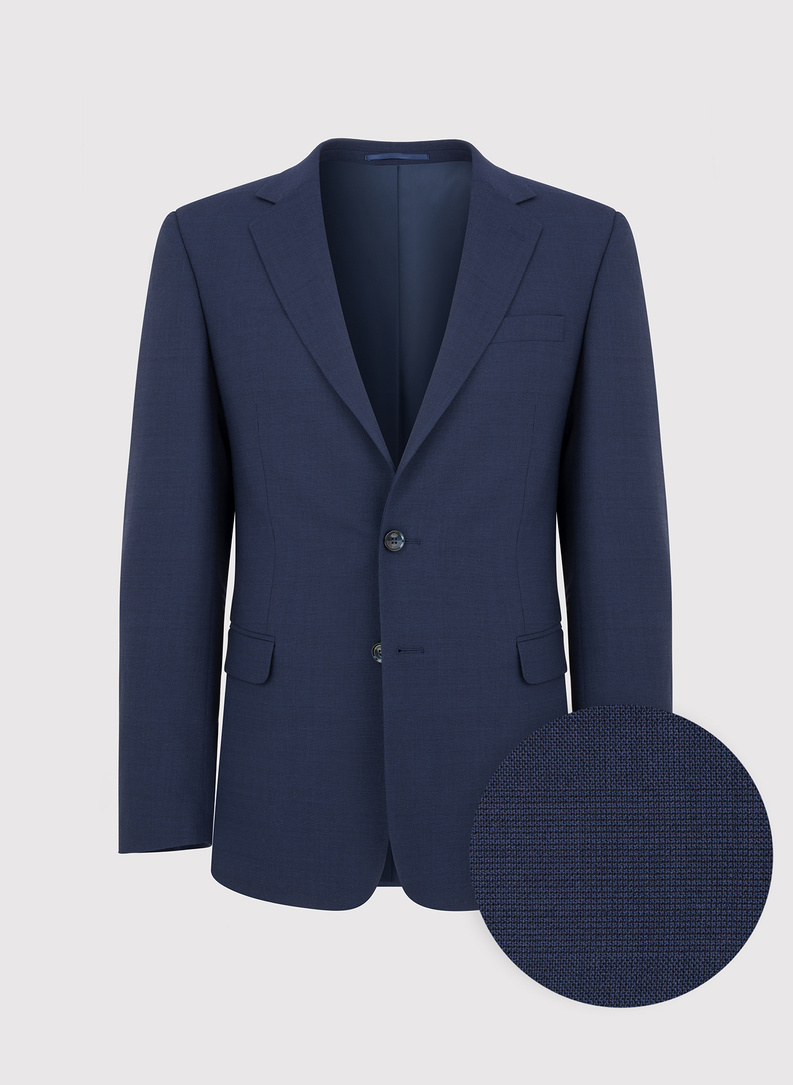 Dwuczęściowy garnitur męski w kolorze granatowym