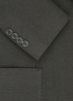 Bawełniana marynarka męska w kolorze zielonym