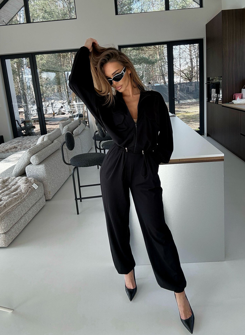 Kombinezon damski STUDIO czarny