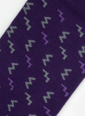 Skarpetki w zygzaki P000B-SX-514-F