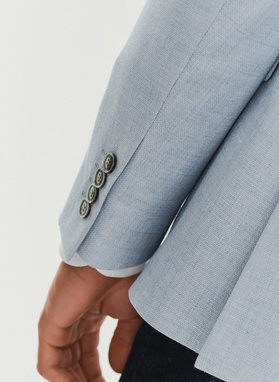 Niebieska marynarka męska