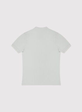 T-shirt polo w kolorze szarym