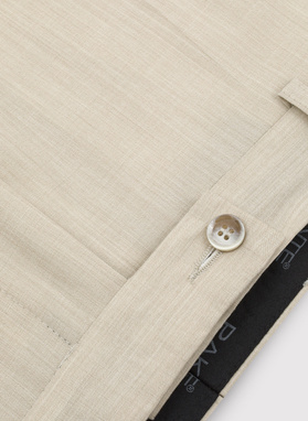 Beżowe spodnie garniturowe P22SP-6G-025-E-S