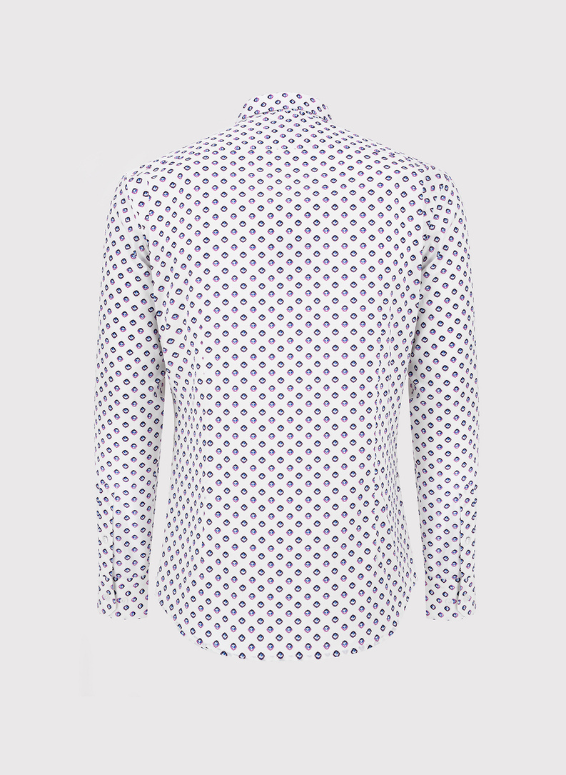 Koszula męska w mikrowzór