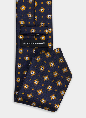 Krawat męski granatowy P22SF-KX-015-G-0