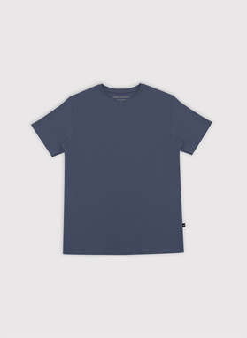 Niebieski t-shirt męski