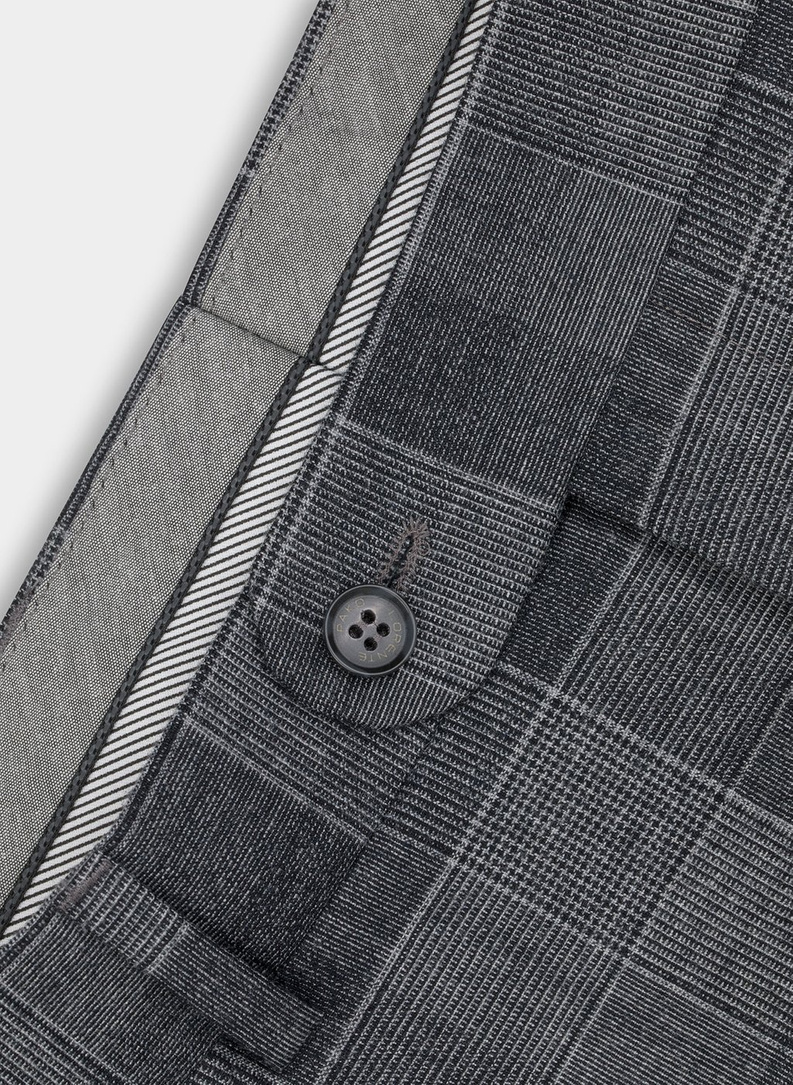 Spodnie męskie garniturowe MALAGA P20SF-6G-004-S