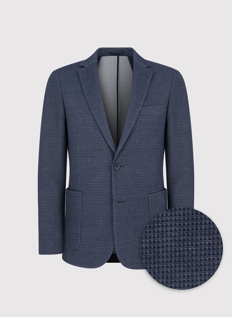 Casualowa marynarka męska w kolorze granatowym