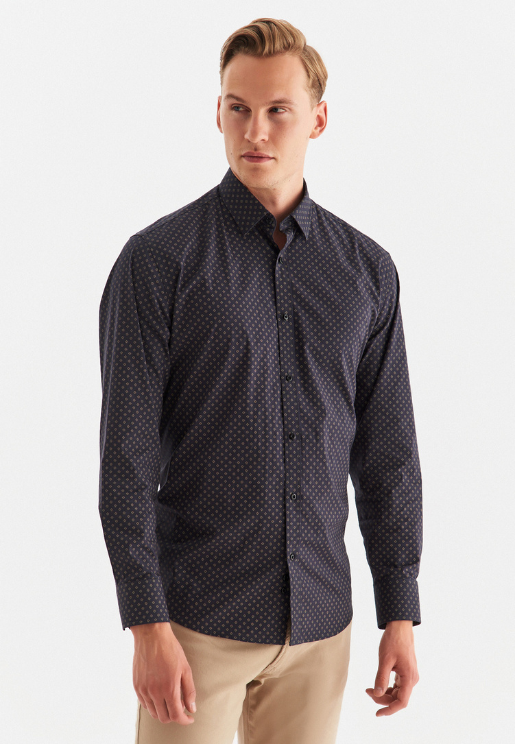 Koszula męska P22WF-1X-022-C-R