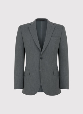 Szary garnitur męski