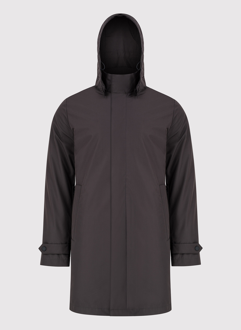 Brązowa kurtka jesienna 2w1