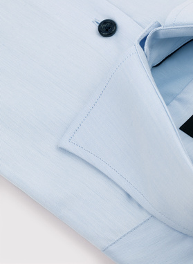 Niebieska koszula męska z bawełny