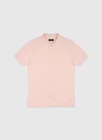 T-shirt polo w kolorze różowym