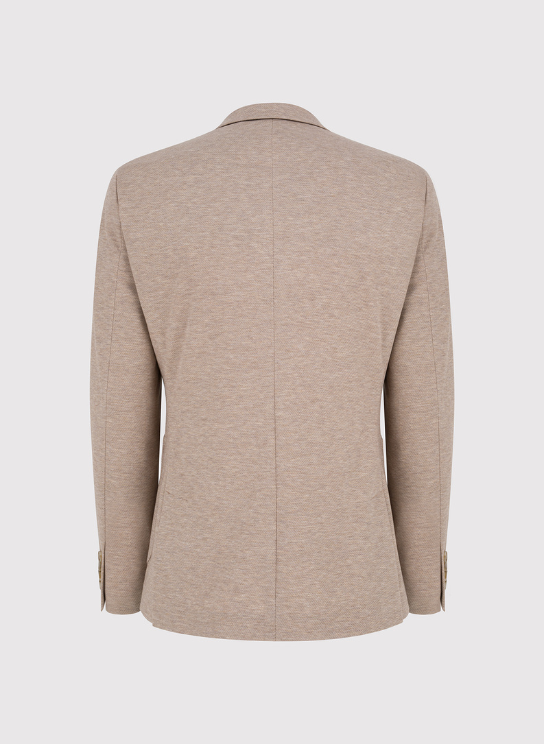 Dzianinowa marynarka w kolorze beżowym