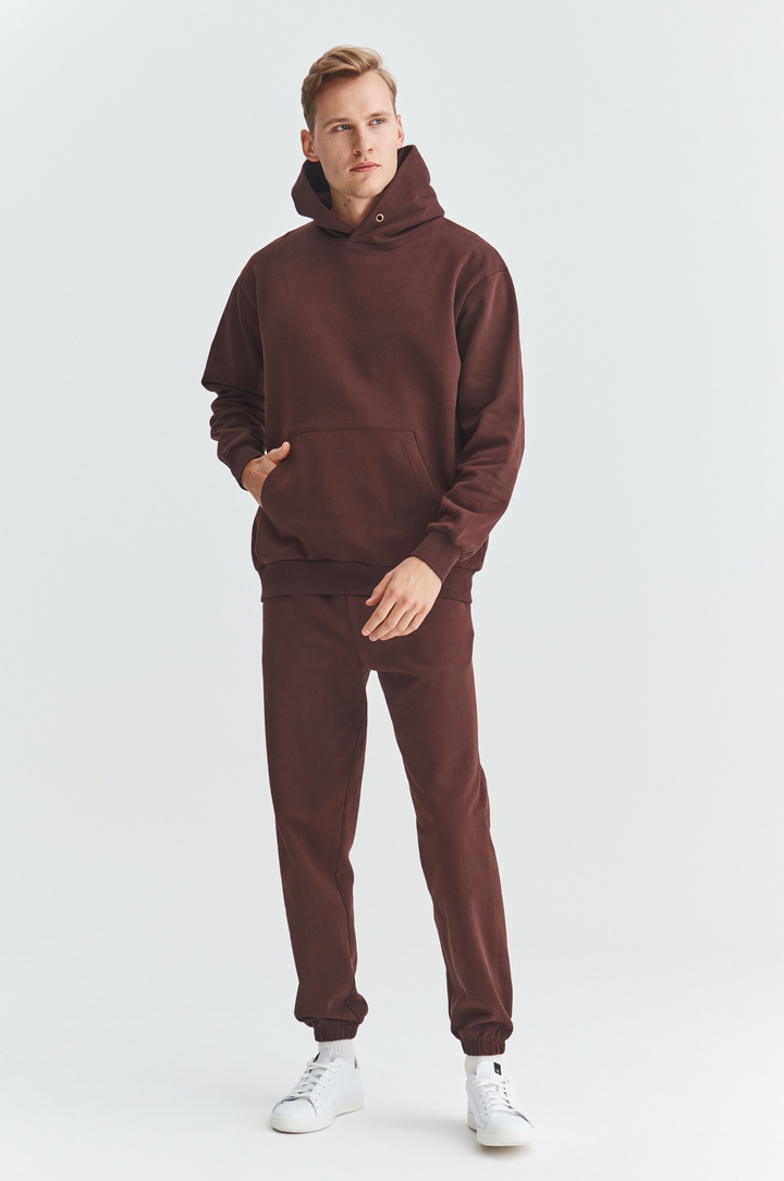 Spodnie dresowe brązowe C21WF-WD-012-A