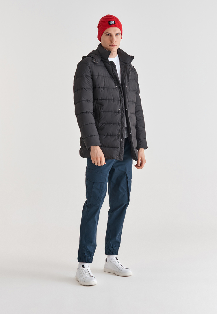 Kurtka męska z puchem P21WF-5X-022-C