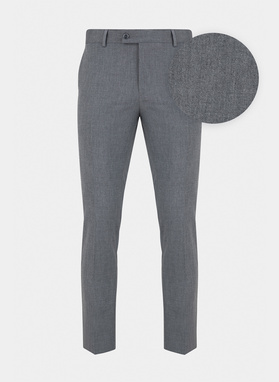 Szare spodnie garniturowe P22SF-6G-007-S-S