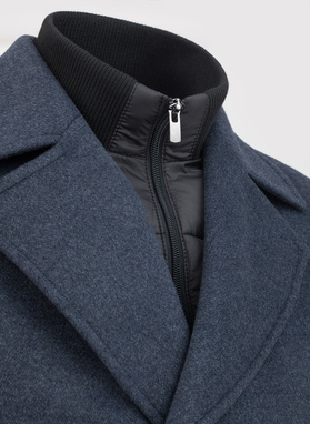 Płaszcz męski szary P22WF-7X-003-L-0