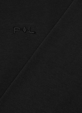 Czarne polo longsleeve