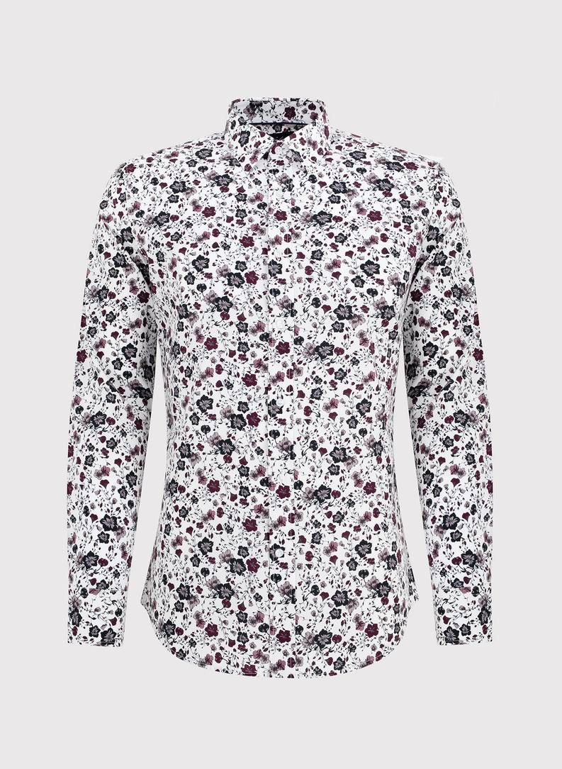 Koszula męska w kwiaty