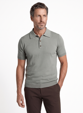 Zielone polo swetrowe