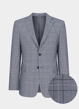 Szara marynarka garniturowa P22SF-3G-011-S-S