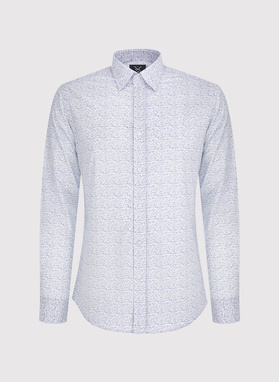 Koszula męska w drobny wzór