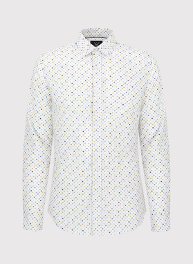 Męska koszula w mikrowzór