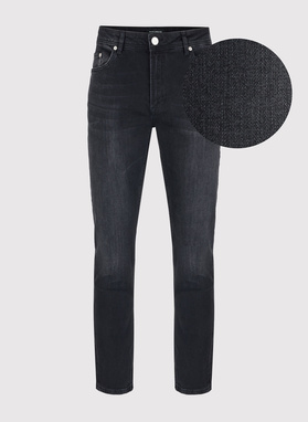 Czarne jeansowe spodnie męskie