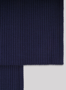 Granatowy komplet męski czapka i szalik