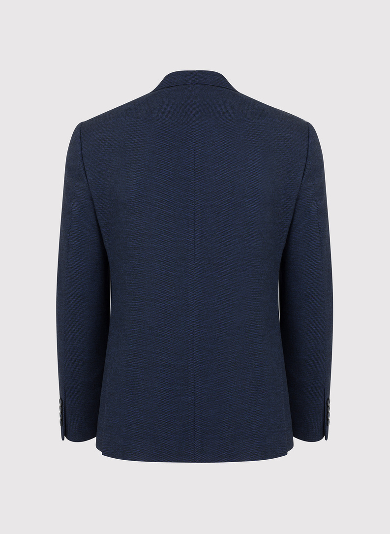 Granatowa marynarka casualowa