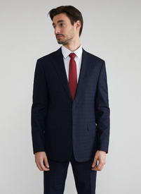 Granatowa marynarka garniturowa P22SF-3G-013-G-S